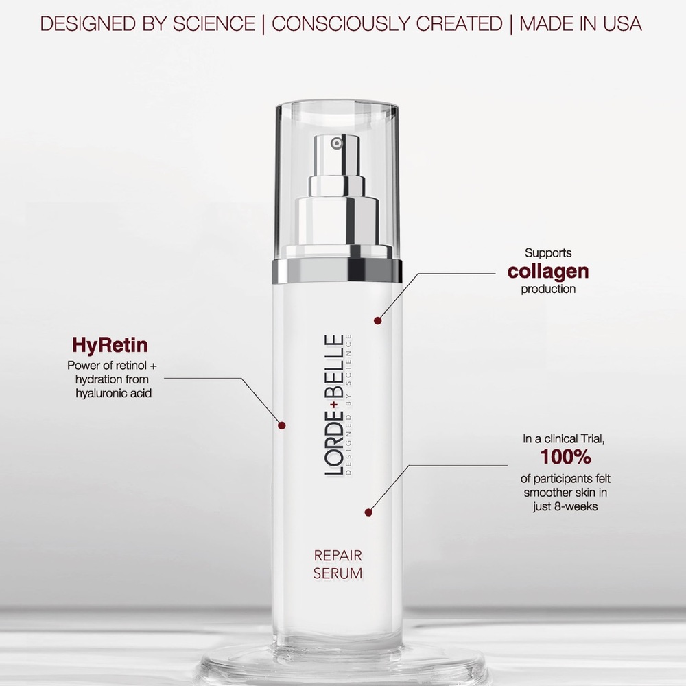NIB Lorde + Belle REPAIR SERUM with Probiotic for Anti-Aging - MSRP $129 - Picture 3 of 16